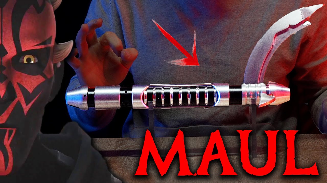 Böller Lichtschwert zu 2023 🤬 Darth Maul Rebels Neopixel Lightsaber | Star Wars Unboxing