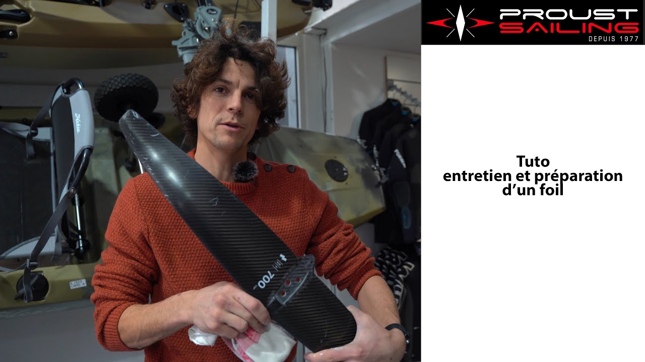 Entretien et pr&eacute;paration d'un foil