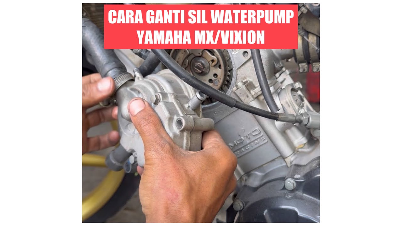 Cara memgganti sil waterpump Yamaha mx/vixion