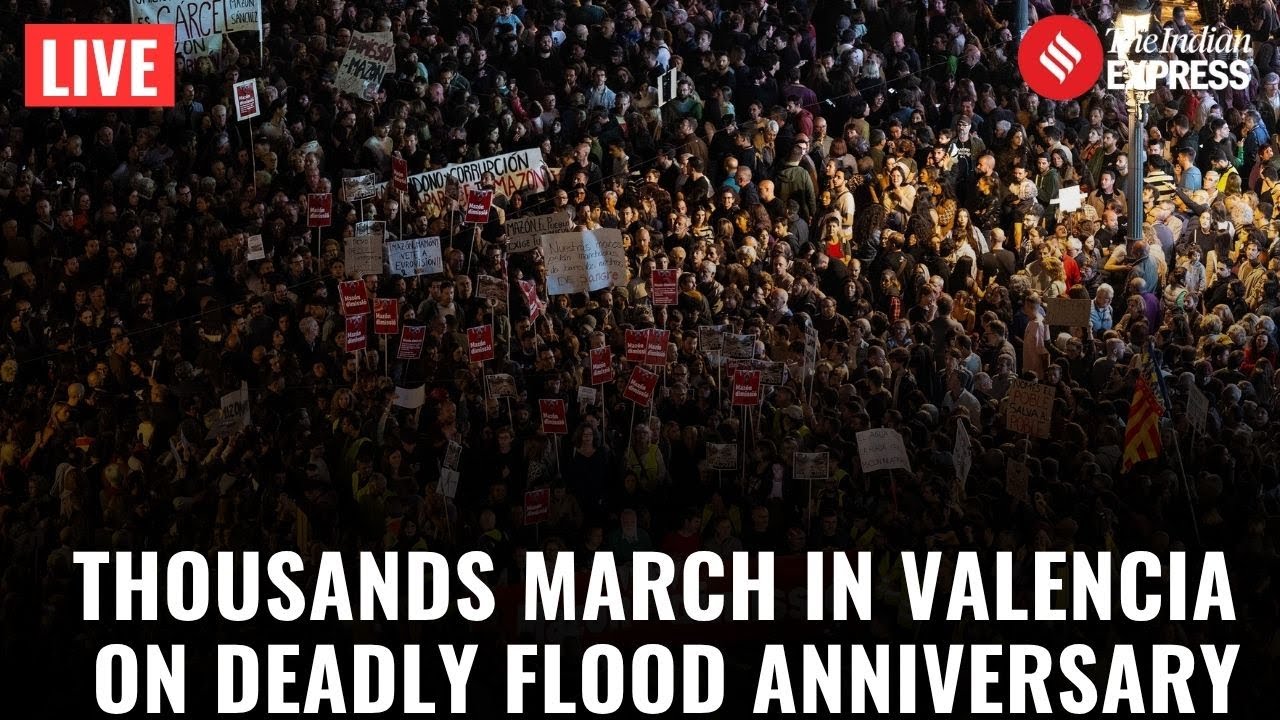 Spain Protest LIVE: Protesters Demand Carlos Mazon&rsquo;s Resignation Over Flood Disaster | Valencia