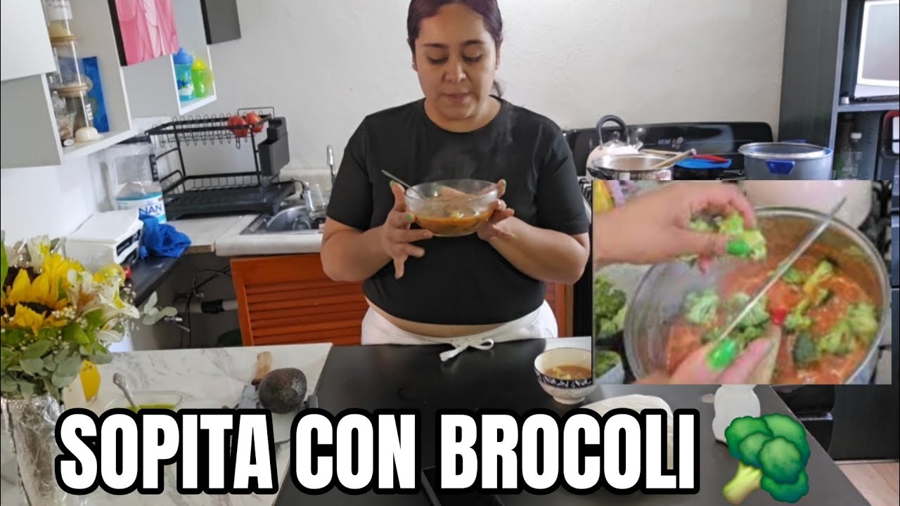 UNA RECETA MUY FÁCIL,ECONÓMICA Y DELICIOSA! SOPA CON BROCOLI