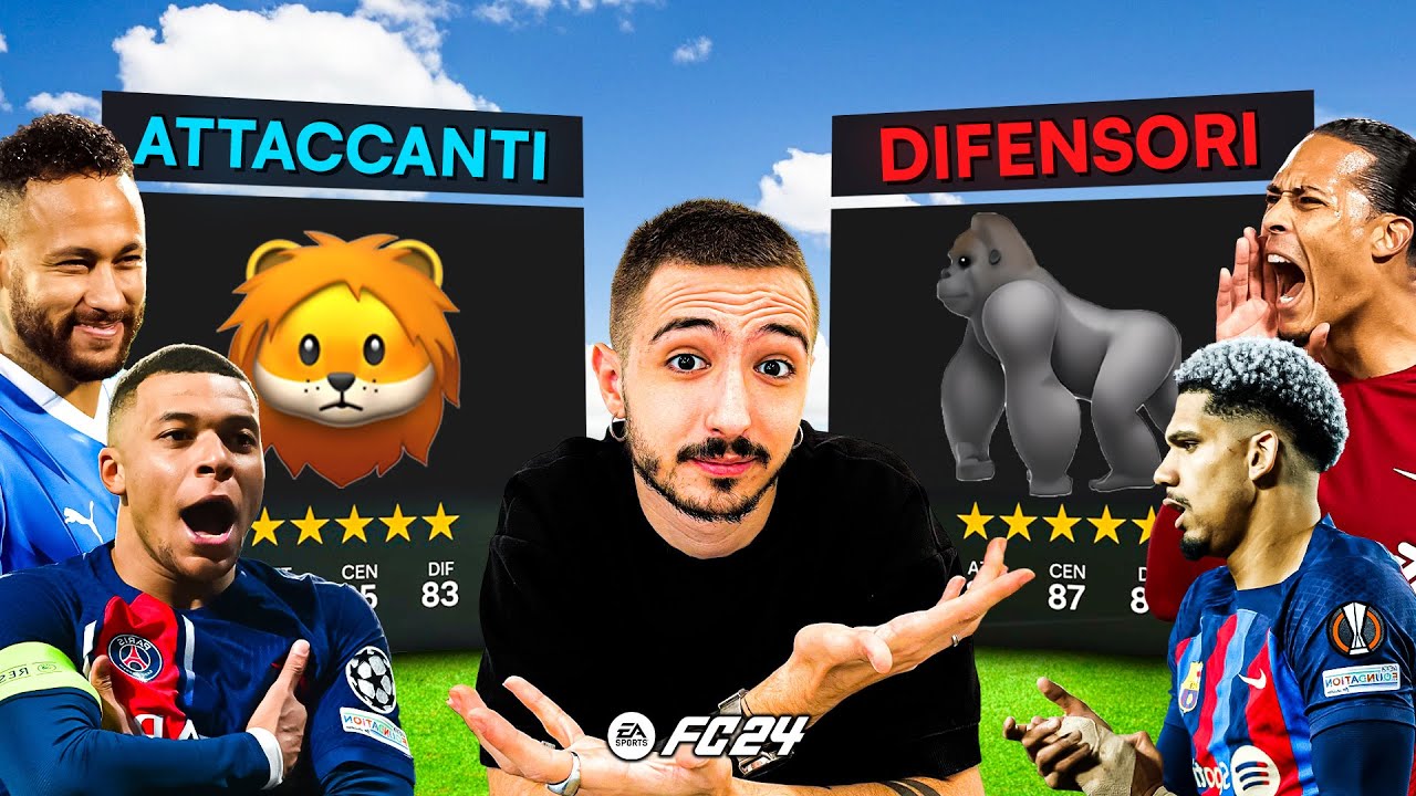 TEAM ATTACCANTI vs TEAM DIFENSORI su FC 24!