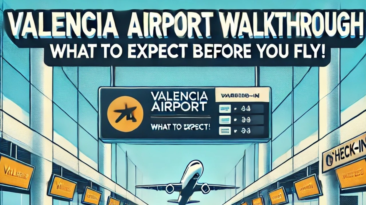 Valencia Airport Walkthrough : What to Expect Before You Fly