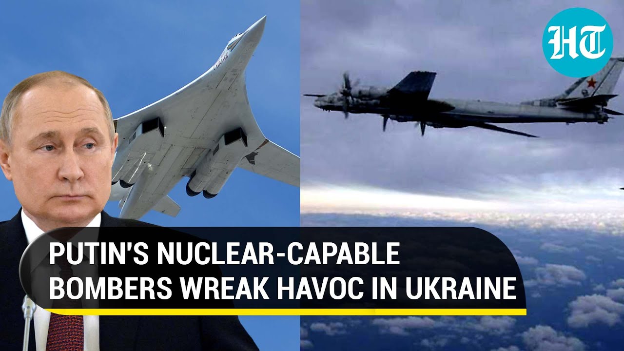 Ukraine on the edge: Putin's nuclear-capable White Swan & Bear bombers launch missile attacks