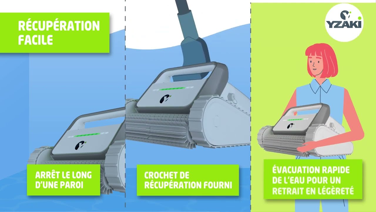 D&eacute;couvrez le robot Yzaki Challenger Lite 🤖 : le must-have pour votre piscine hors-sol !