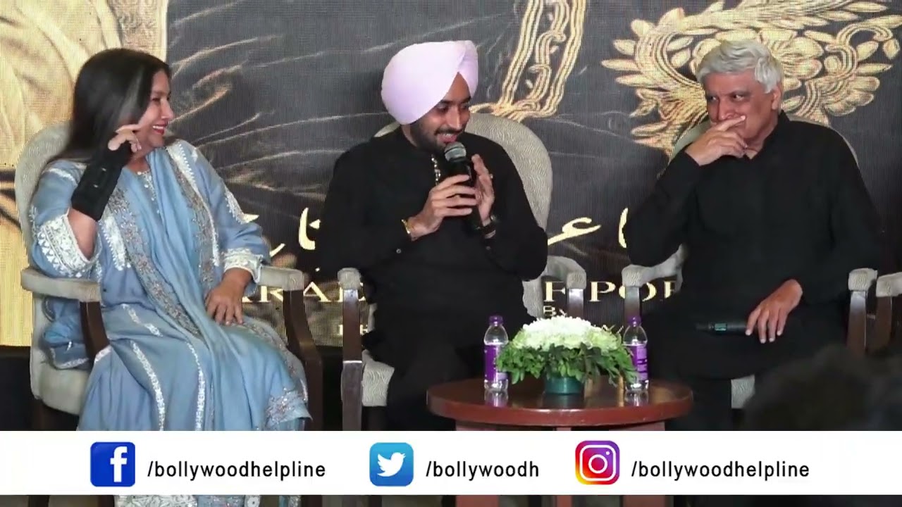 Javed Akhtar & Shabana Azmi Released Shayrana Sartaaj An Album Urdu Poetry By Sufi Satinder Sartaaj
