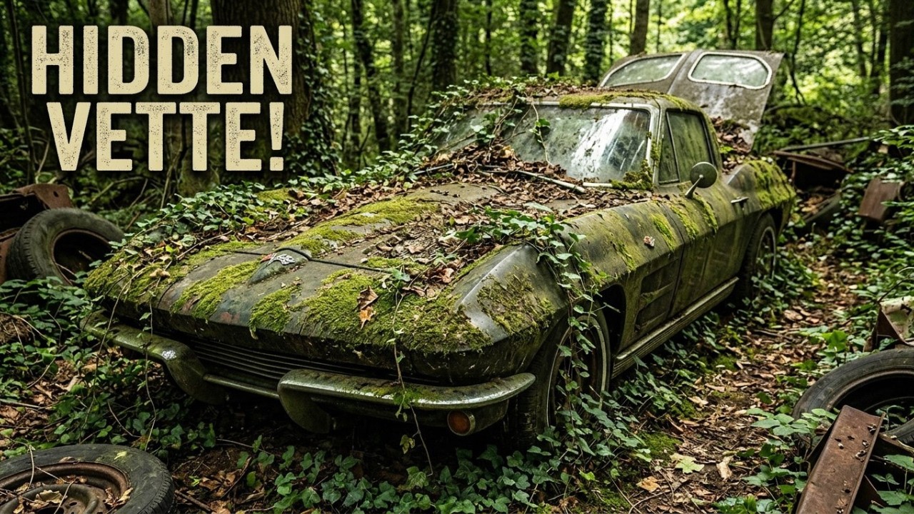 Hidden in the Deep Forest! 1963 Split Window Corvette ASMR Restoration