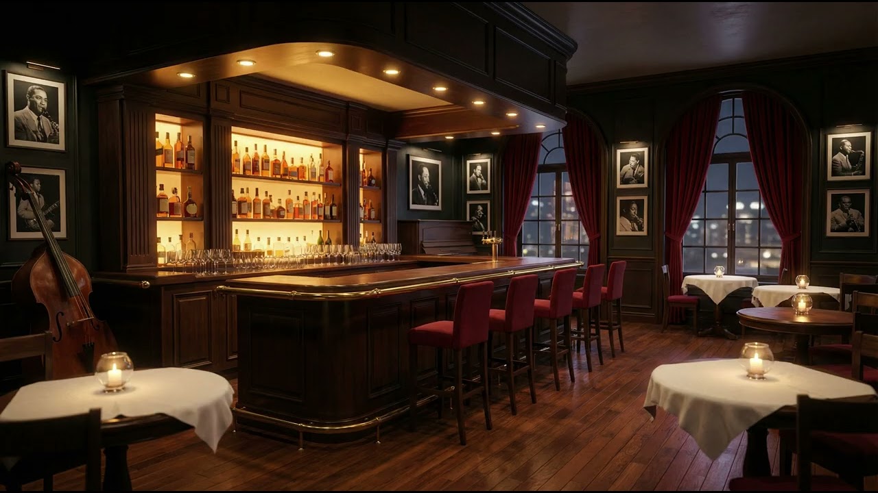 Late Night Jazz Lounge – Warm Lights & Cozy Vibes