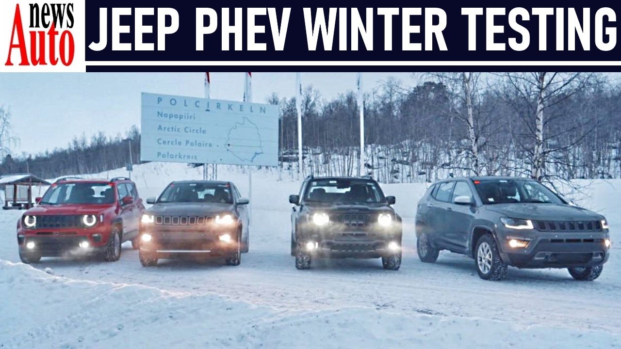 2021 Jeep Renegade and Compass 4xe PHEV - Winter Testing | NewsAuto