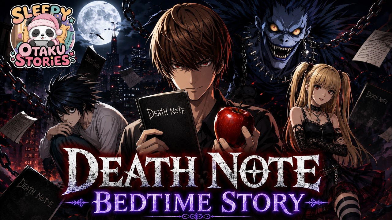 Death Note Full Anime Story Retold for Sleep | Calm Bedtime Story Summary