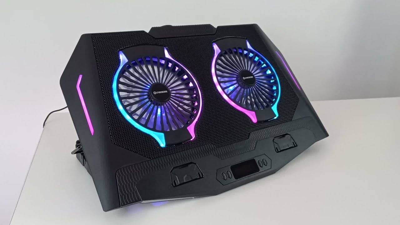 🎚 COOLER PARA LAPTOP GAMER HA-N10 RGB CYBERCOOL