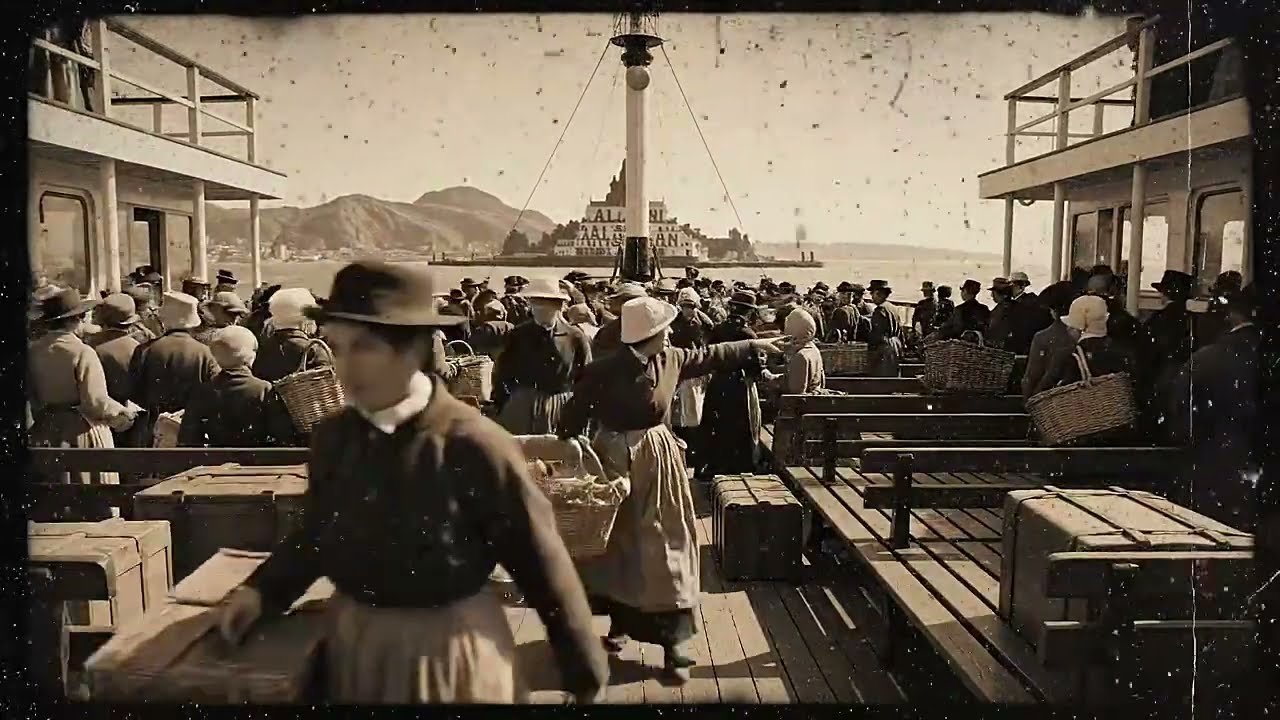 Сан-Франциско в 1900 году — в исполнении братьев Люмьер (переосмысление с помощью ИИ)