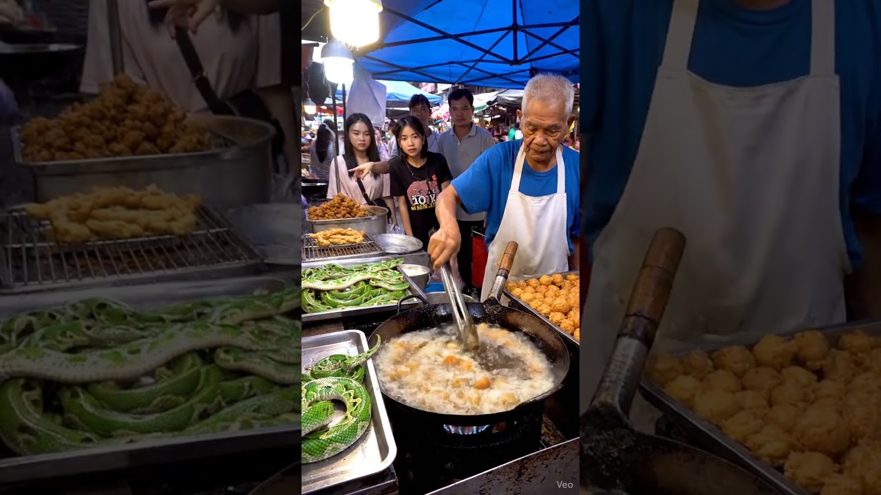 Life at a Wild Meet Market #seafood #food #fish #cooking #animalsmarket #meatmarket