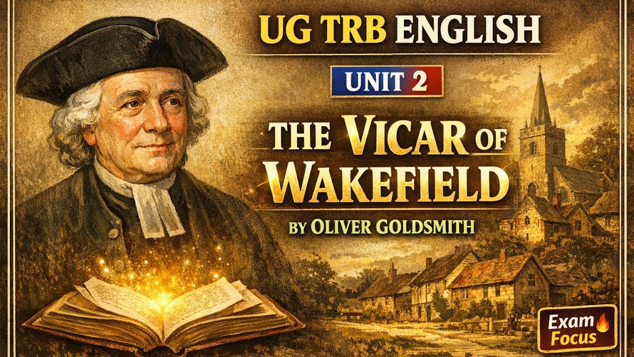 THE VICAR OF WAKEFIELD MCQ'S #olivergoldsmith # unit2 #ugtrbenglish #priya'sliteraturehub