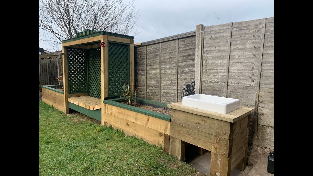 Outdoor Belfast Sink Setup: Off-Grid Watering Made Easy. Part 2. #DIY #OffGridLiving