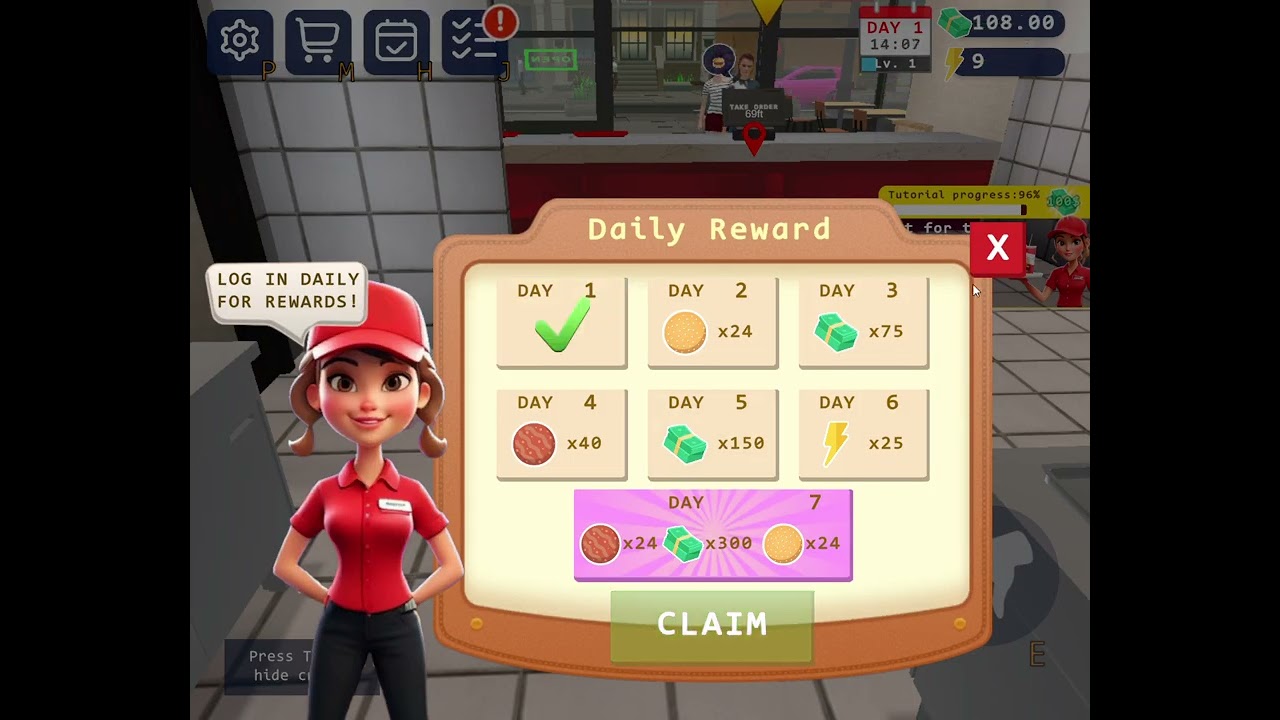 Burger Restaurant Simulator 3D 🕹️ Play on CrazyGames