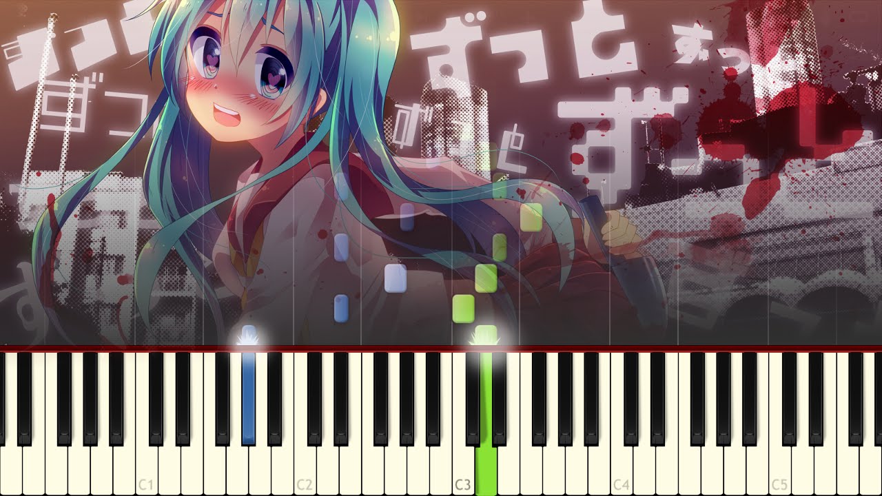 [Piano Tutorial]【ヤンデレ】 シザーロイド ([Yandere] Scissorsroid)