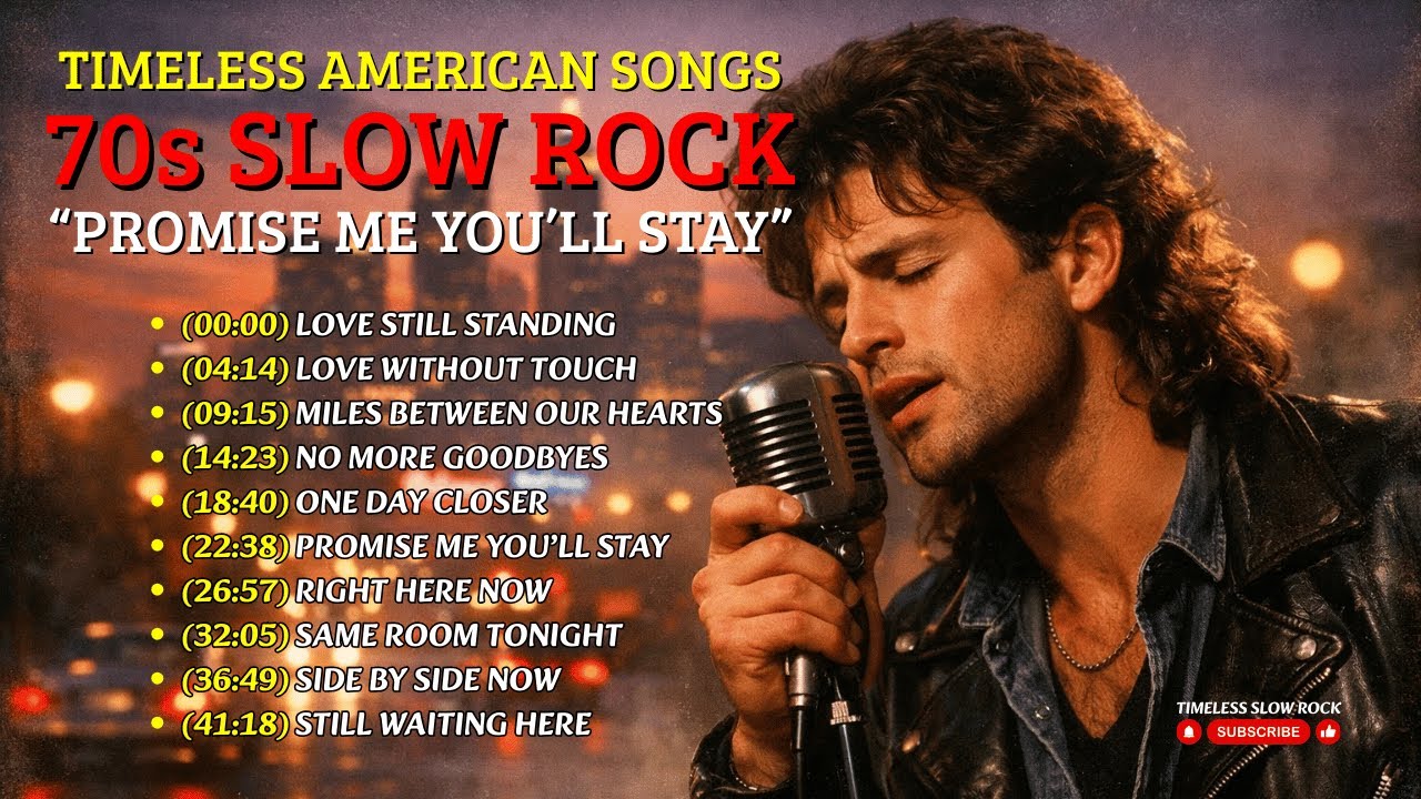 70s Slow Rock Classics | Timeless American Love Songs