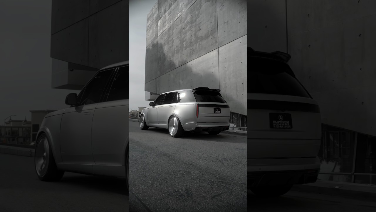 Kim Kardashian’s FULLY CUSTOM Range Rover hits downtown LA! 