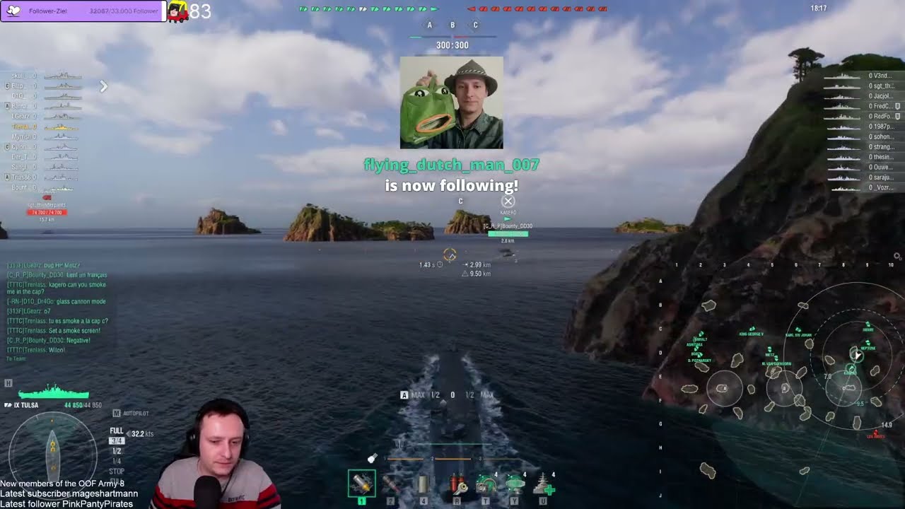 Tulsa - This buffed cruiser got destroyer dispersion now