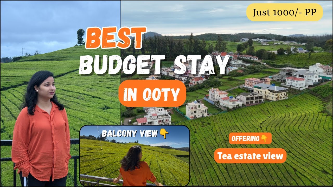 Ooty budget Stay | Stay with Tea garden view | Ooty budget hotel | budget friendly stay in Ooty