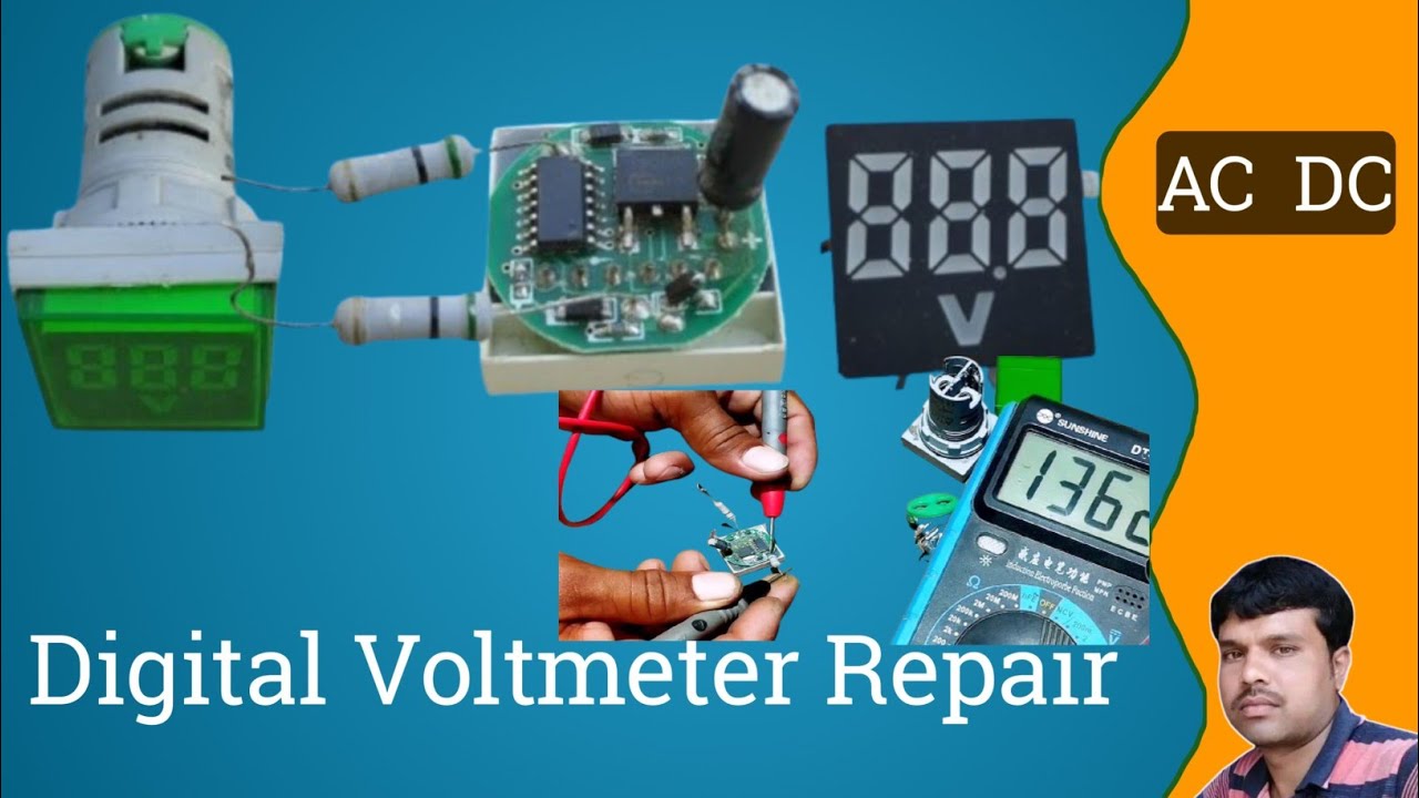 How To Digital Voltmeter | Electronics Repair