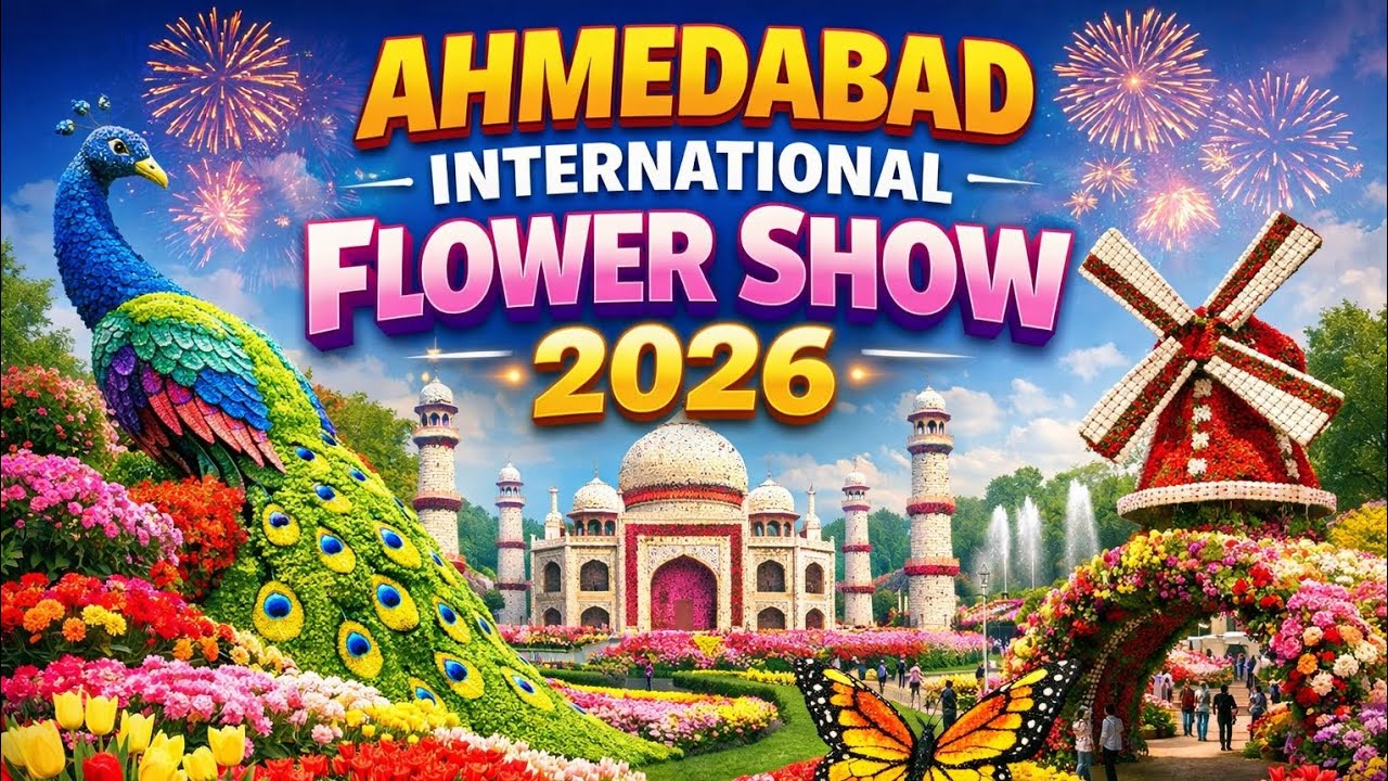 Ahmedabad International Flower Show 2026 🌺 | A Colorful Wonderland | Meet Creations