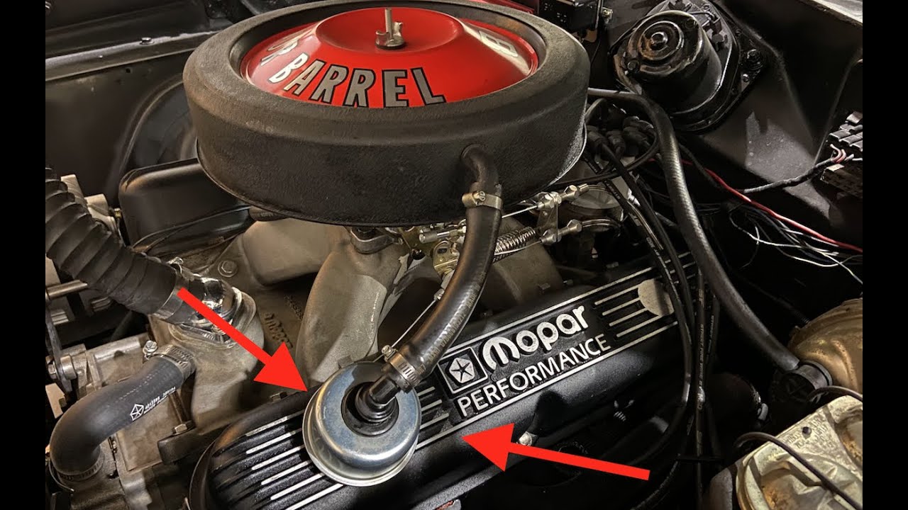 1968 Charger Mopar Performance Valve Covers Baffle Install - Episode 11