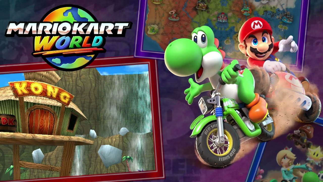 DK Jungle [Mario Kart 7] - Mario Kart World (Slowed Down)