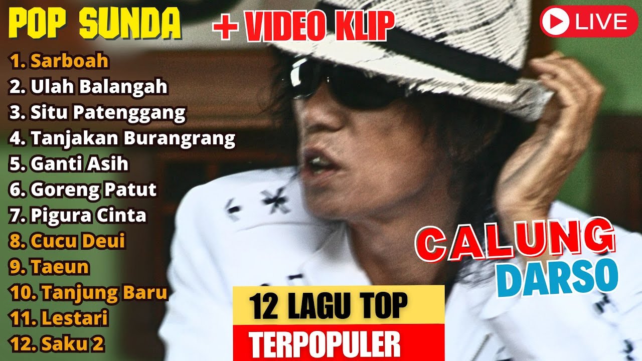 POP SUNDA DARSO | LAGU POP SUNDA CALUNG LAWAS JAWA BARAT TERBAIK