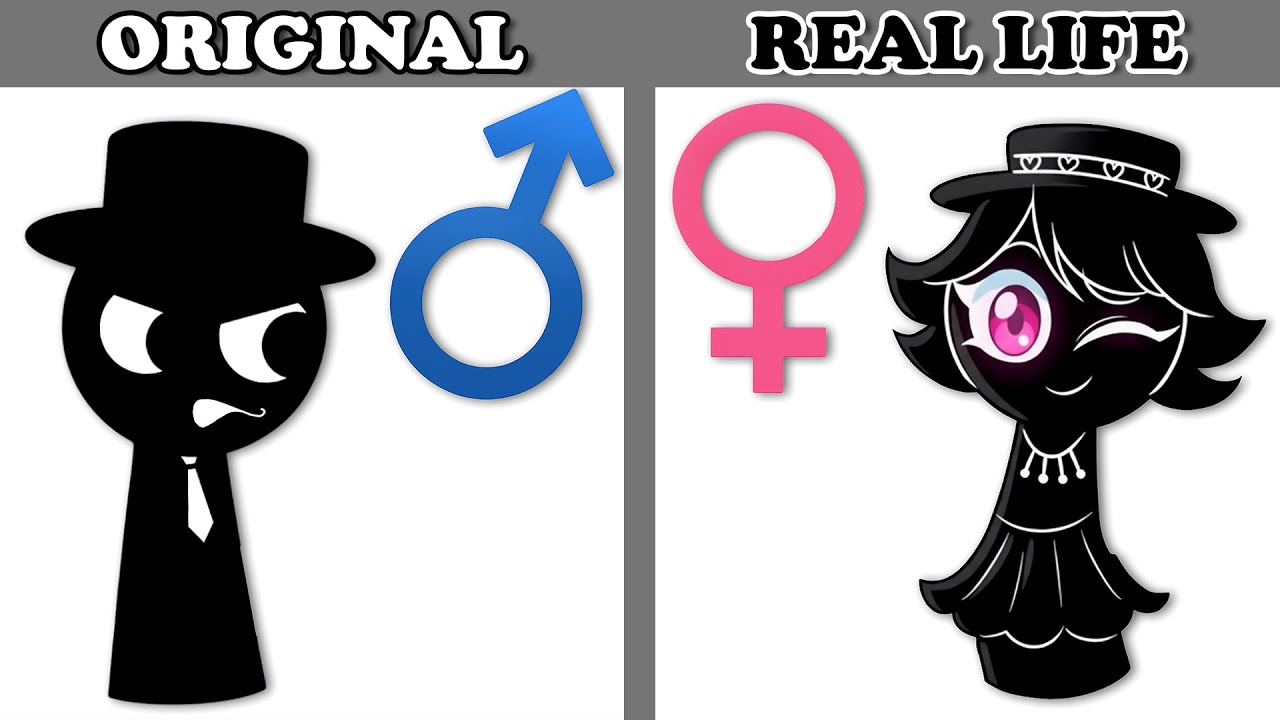 Best TikToks of Incredibox Sprunki: Black Swapped Gender 💞 | Original vs Plush Toys