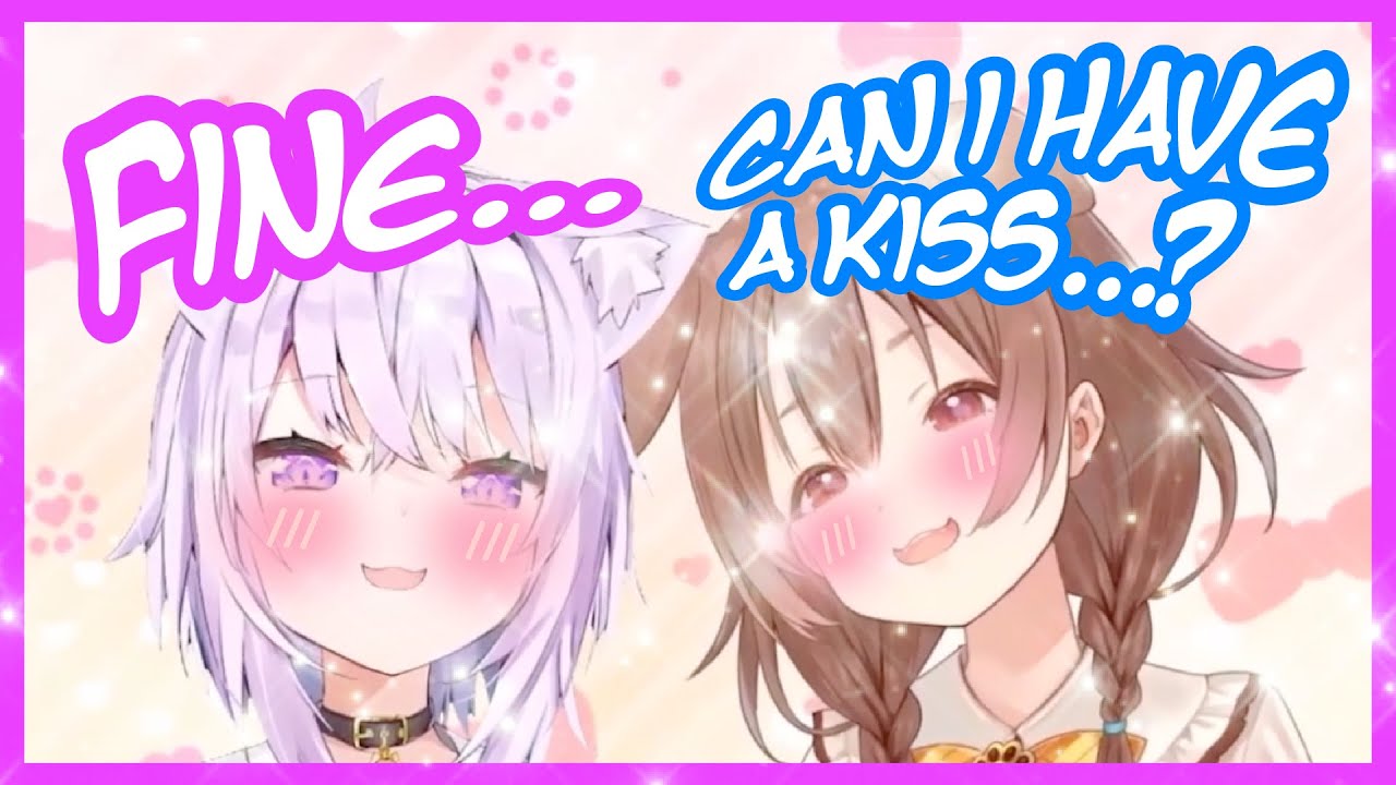 Okayu Kisses Korone After Finally Beating Cuphead Together [ENG]