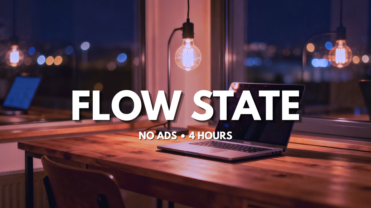 Focus Music for Work – 4 Hours | Alpha Waves Productivity | No Ads No Lyrics 2026