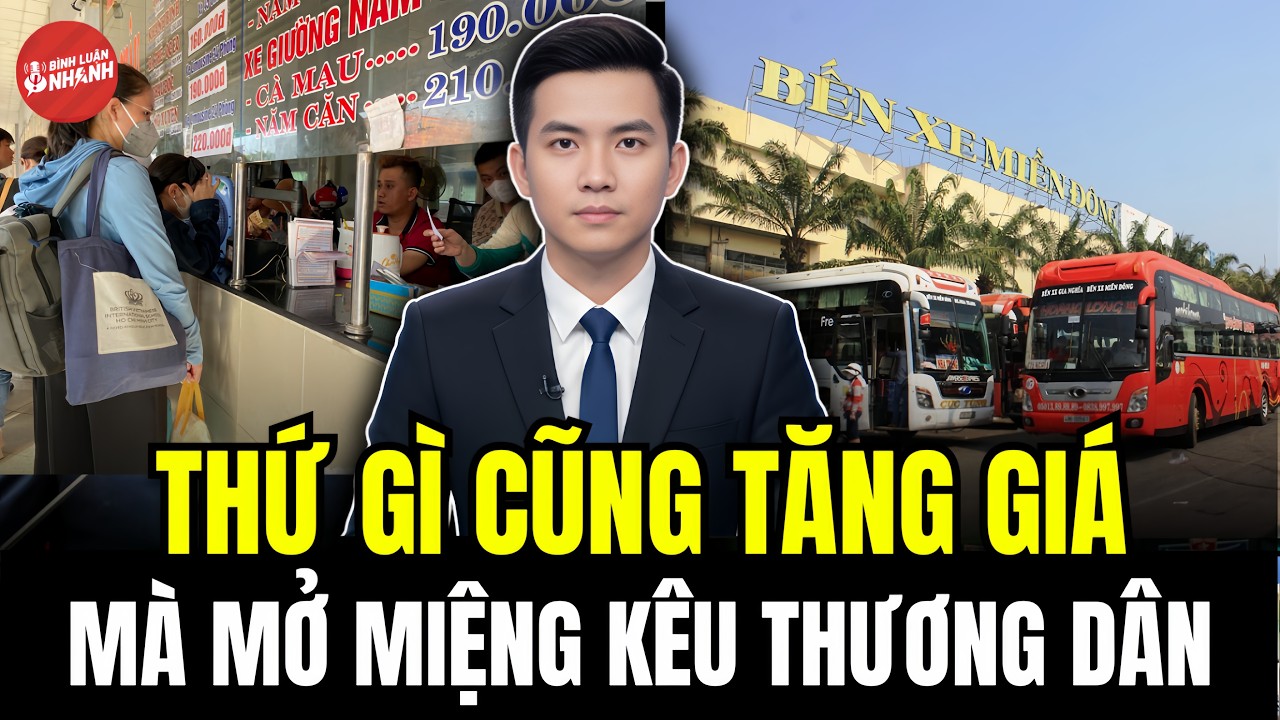 THỨ GÌ CŨNG TĂNG GIÁ – MÀ MỞ MIỆNG KÊU THƯƠNG DÂN!