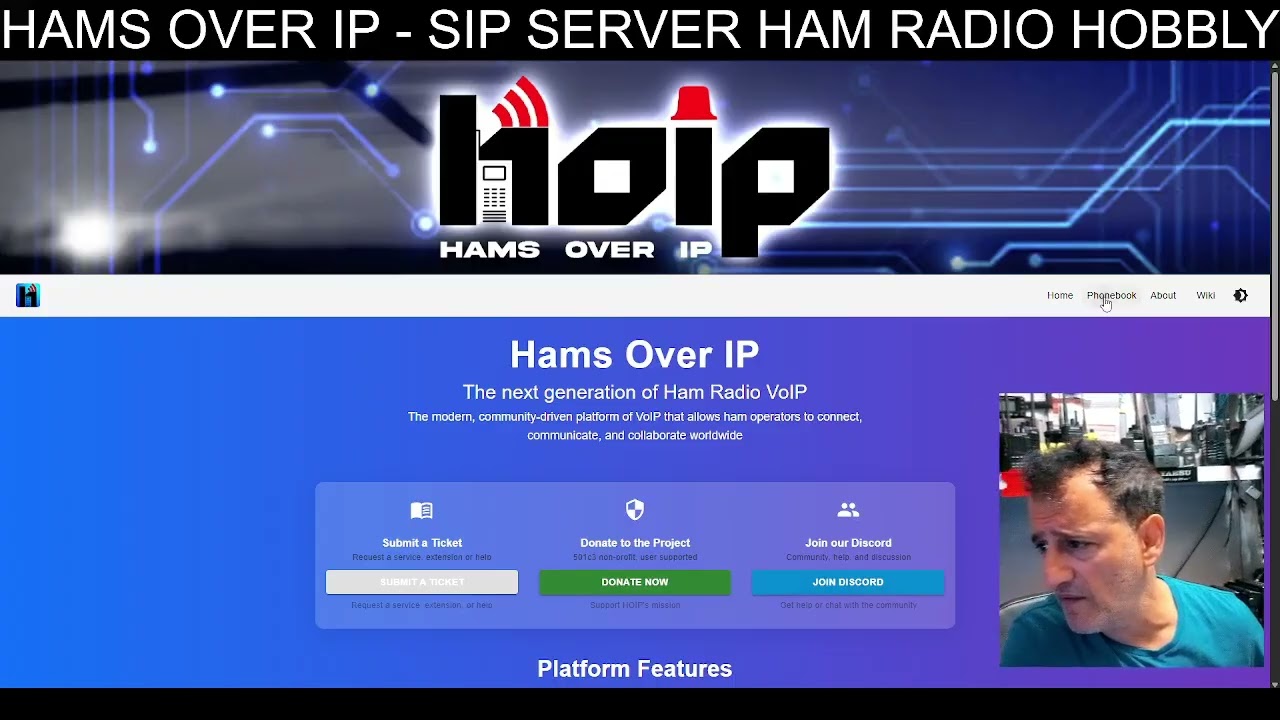 NEW - HAMS OVER IP , WEB SITE