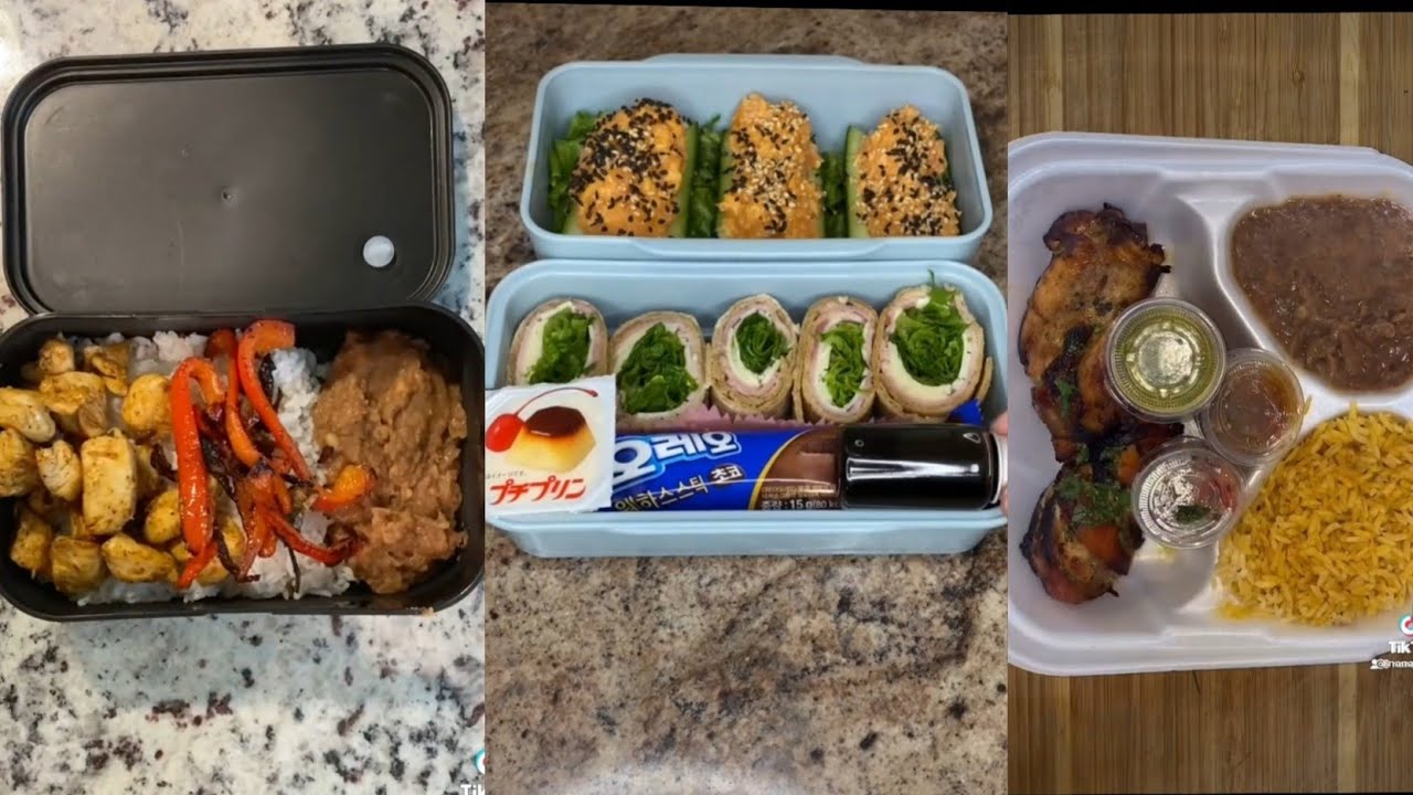 Making My Husband's Lunch / Bento Lunch Box Tiktok Foodie Compilation