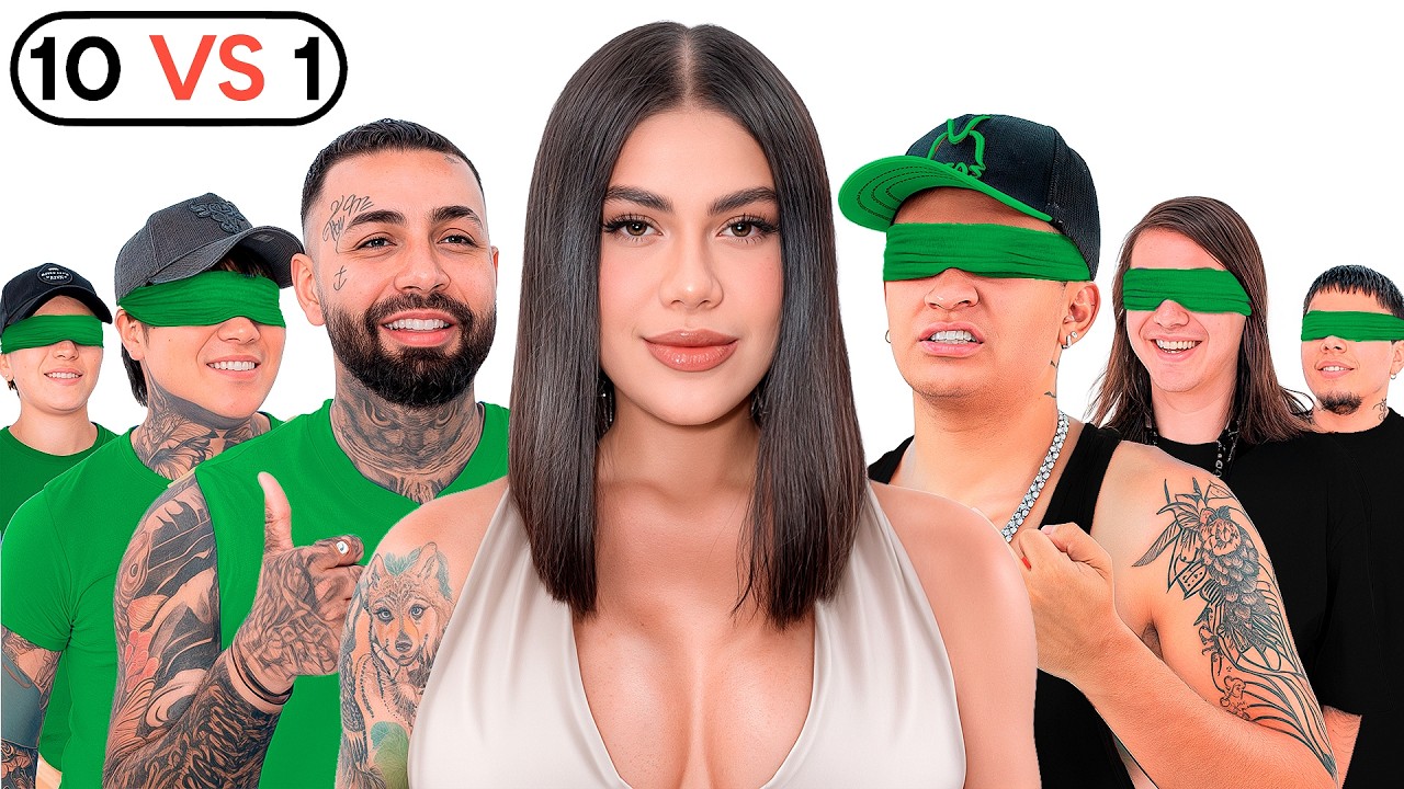 ADIVINA QUIEN ES EL NOVIO VS 10 HOMBRES | CINTIA COSSIO - leBriah