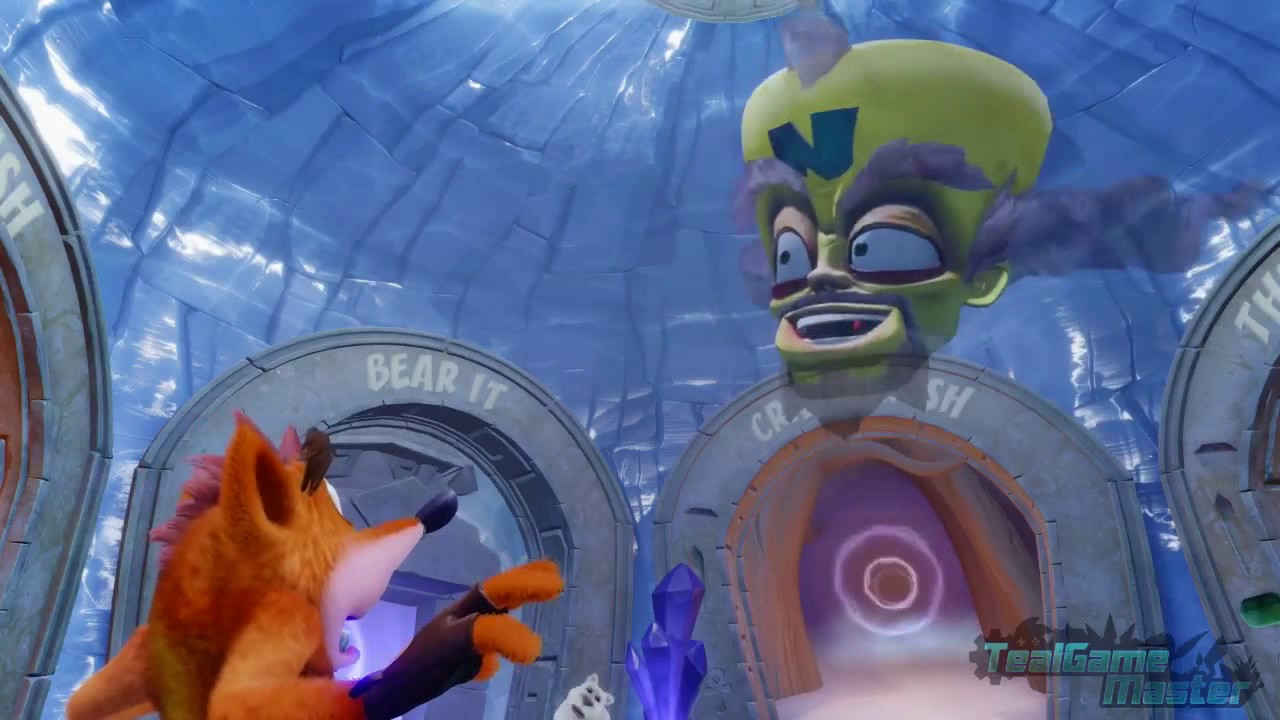 Crash Bandicoot N.Sane Trilogy Comparison - All Hologram Cutscenes (PS4 VS PS1)