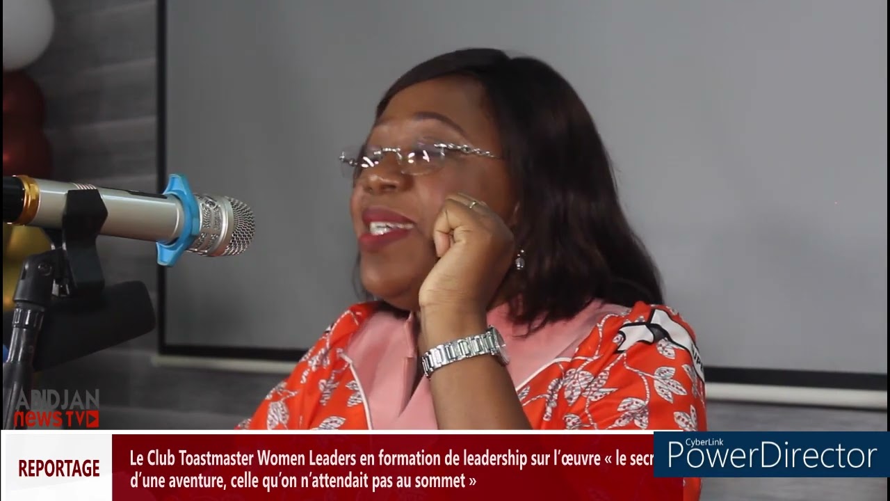 Le Club Toastmaster Women Leaders en formation de leadership sur l’œuvre «le secret d’une aventur...