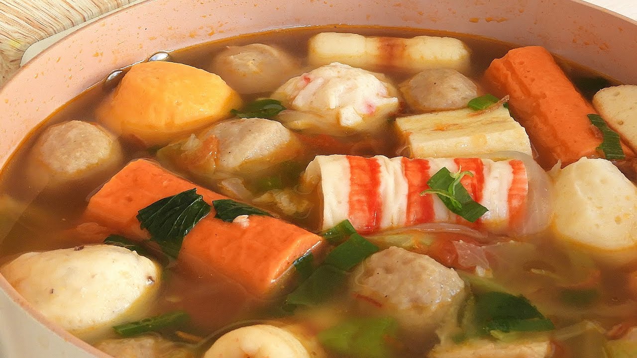 Fish ball vegetable soup recipe