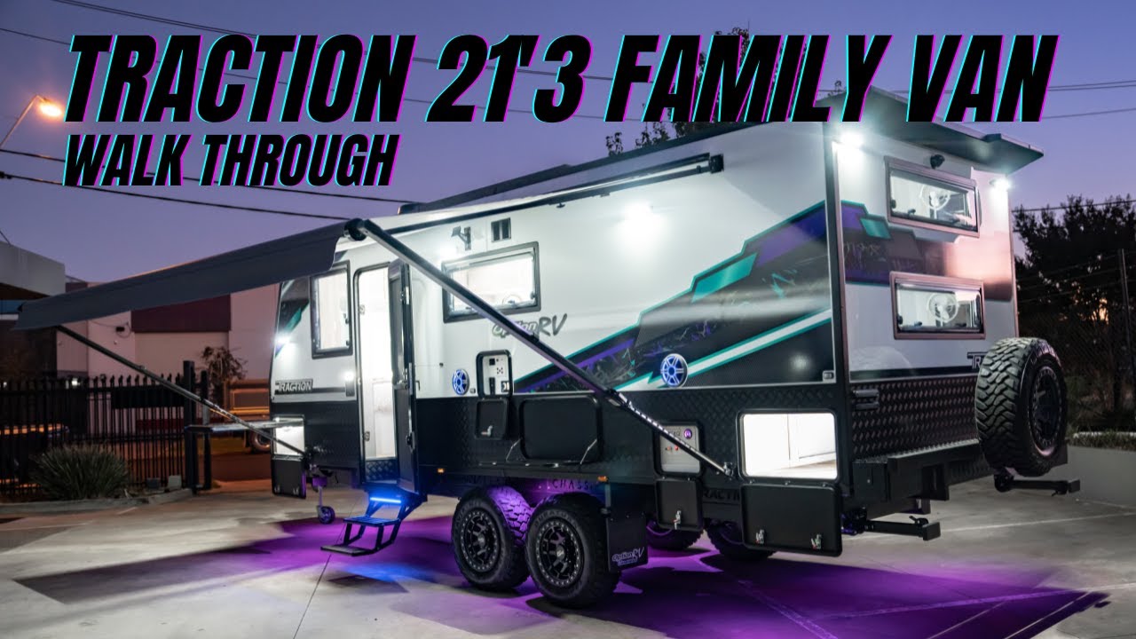 Option RV Caravans 2025 Traction 21'3 Family Van Walk Through