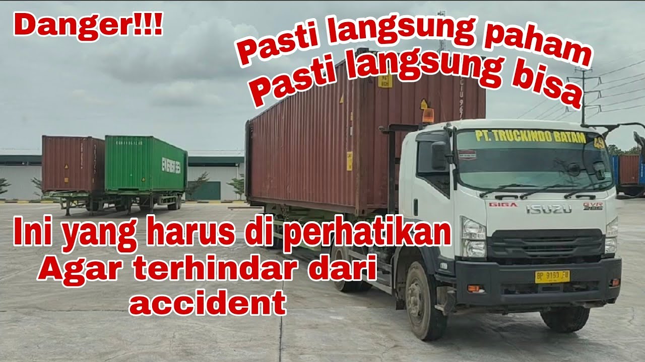 Tutorial Memundurkan alat berat trailer Dengan benar | terhindar dari accident | 