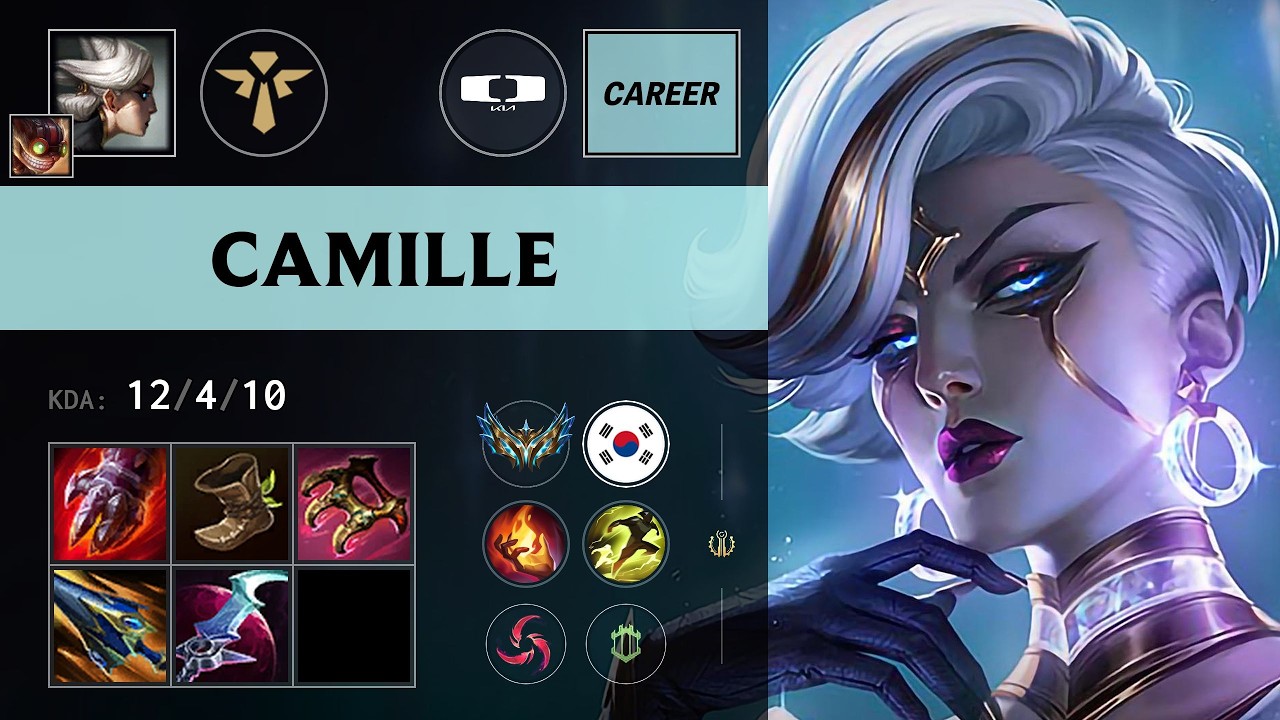 (DK Career) Camille Support vs Soraka - KR Challenger Patch 26.11