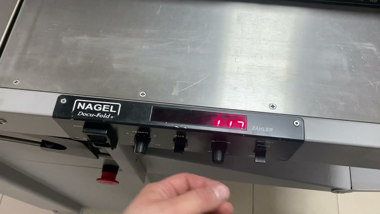 Nagel Docufold- Morgana Junior Folding Machine