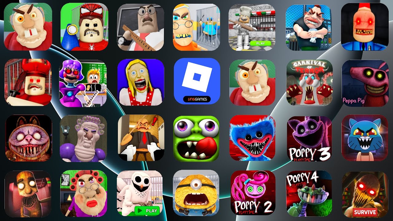 BARRY'S PRISON.Wilson's PRISON.RUN FROM GRANDPA. EVIL GRANDPA. Baby Bobby Daycare.Roblox