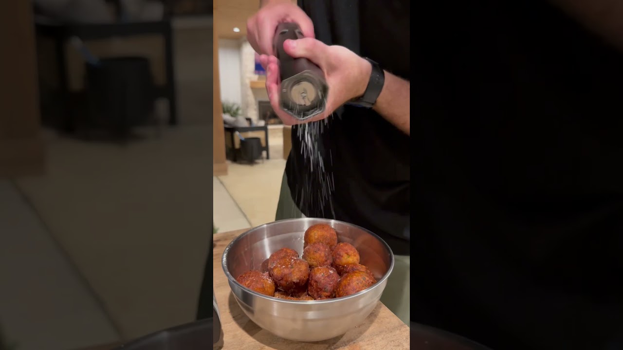 Steakhouse Date Night at Home with Crispy Potato Balls #blackstone #grill #outdoorcooking #steak