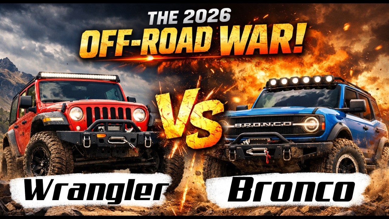 The 2026 Off-Road War: Wrangler vs. Bronco