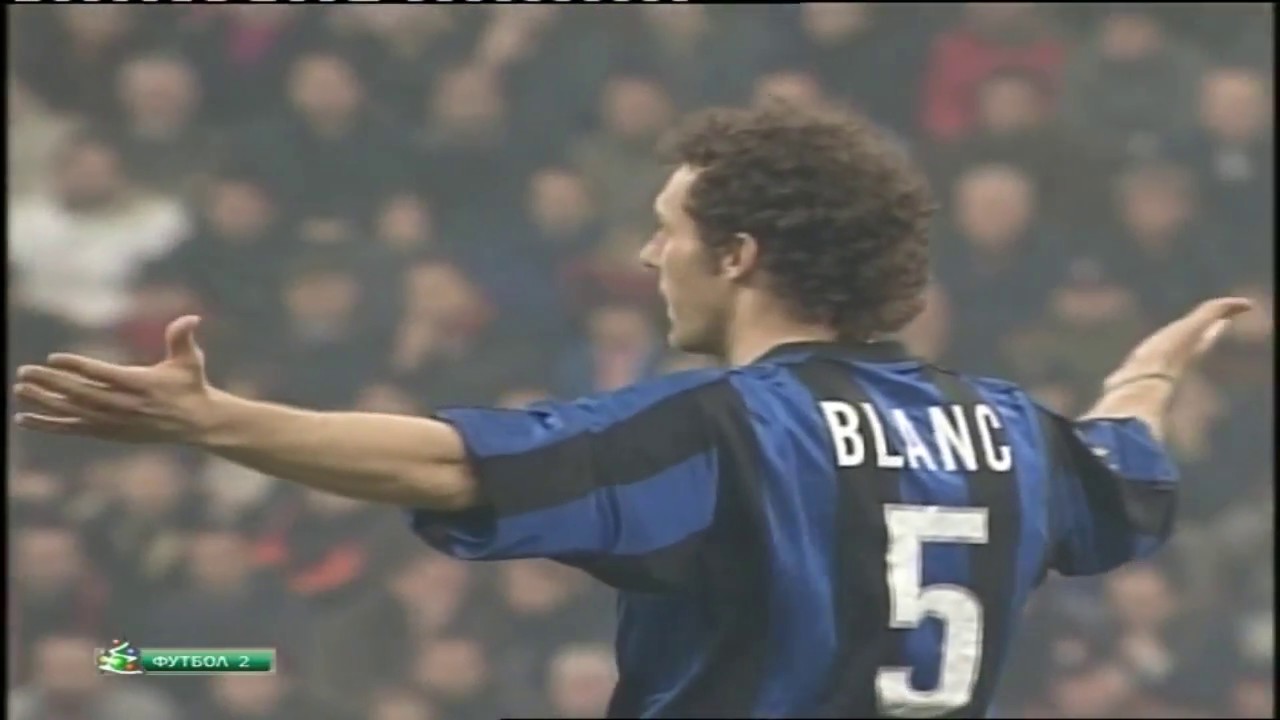Laurent Blanc vs AC Milan - Serie A - 05/03/2000