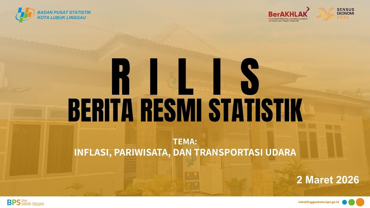 Rilis Berita Resmi Statistik (BRS) BPS Kota Lubuk Linggau | 2 Maret 2026