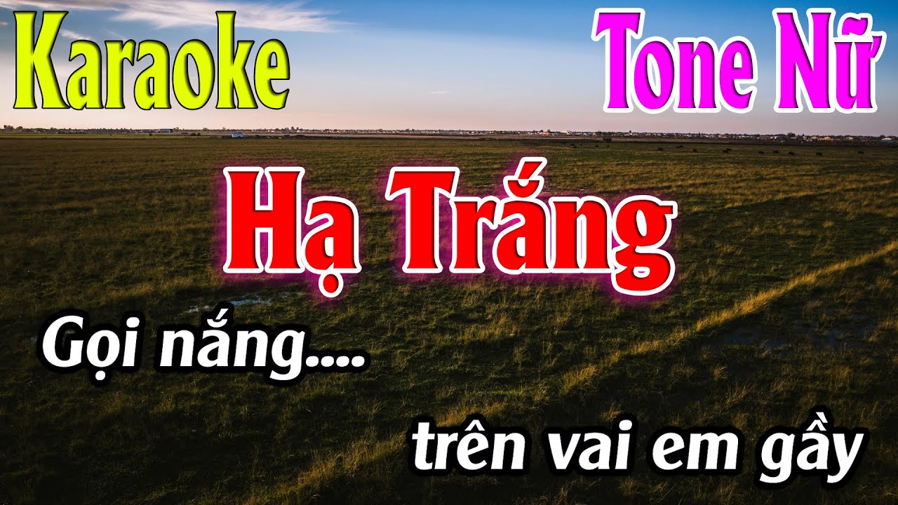 Hạ Trắng Karaoke Tone Nữ Beat Mới | Karaoke Lâm Organ